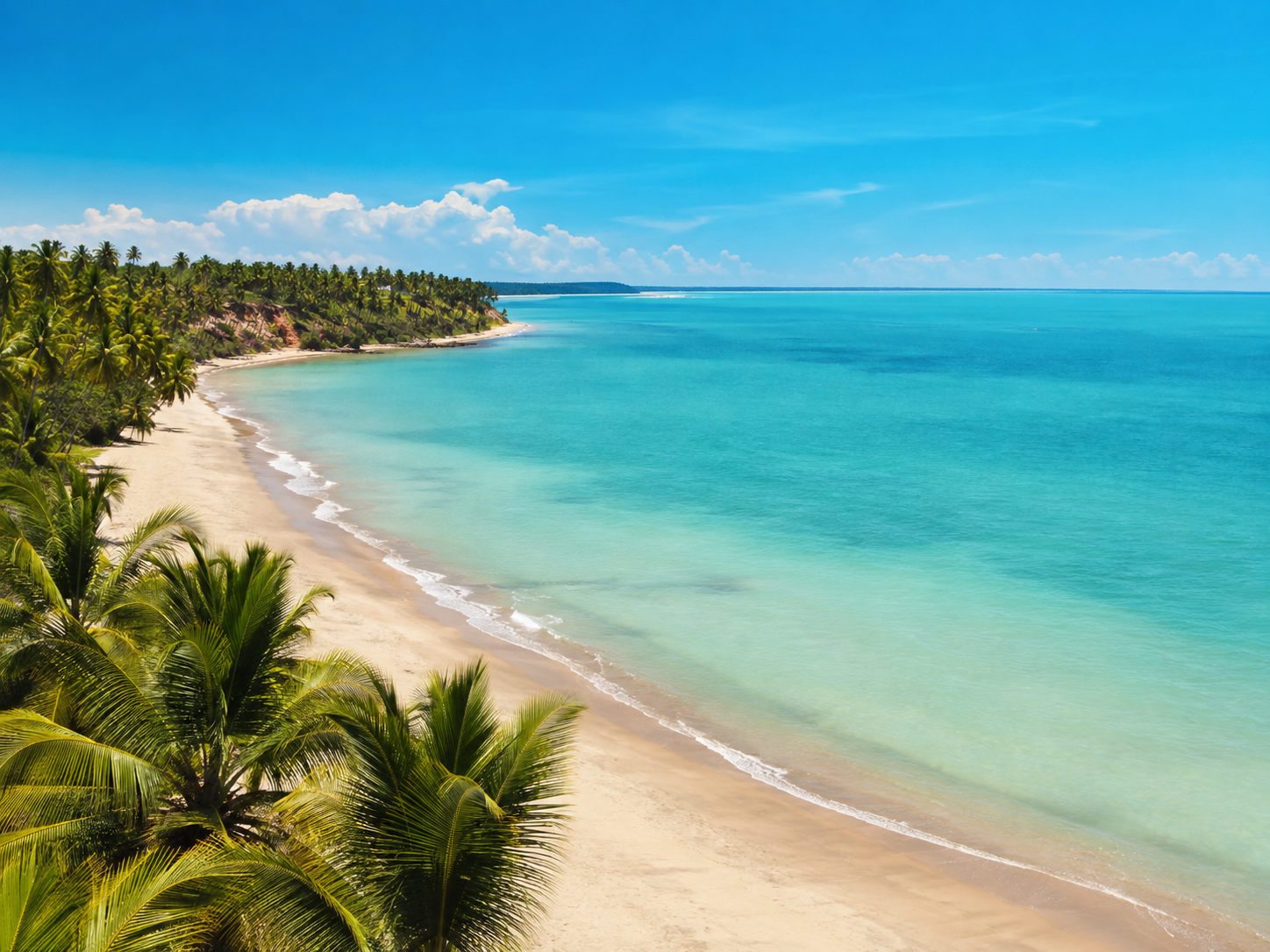 Praia tropical em Porto Seguro
